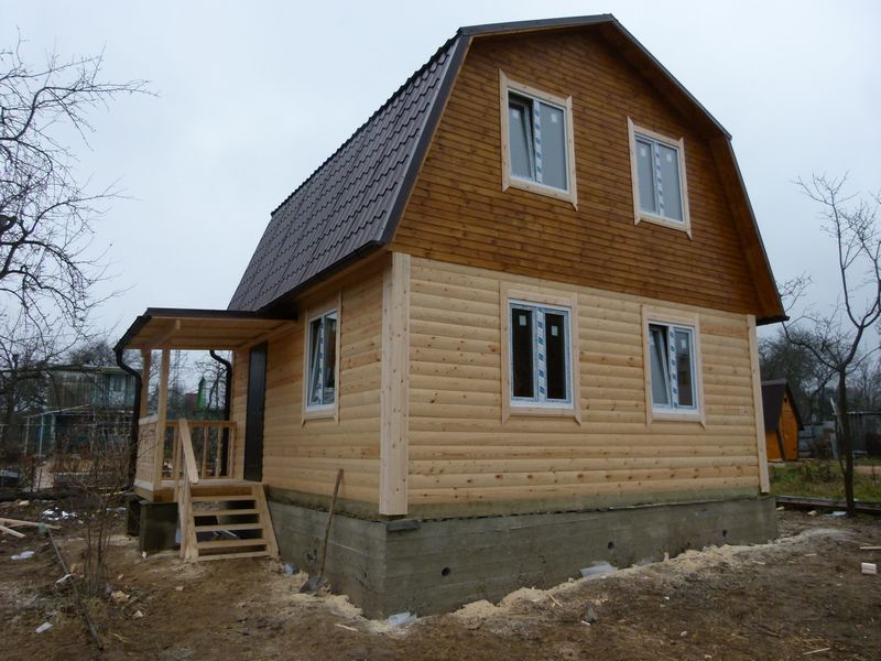 Фундамент под деревянный дом